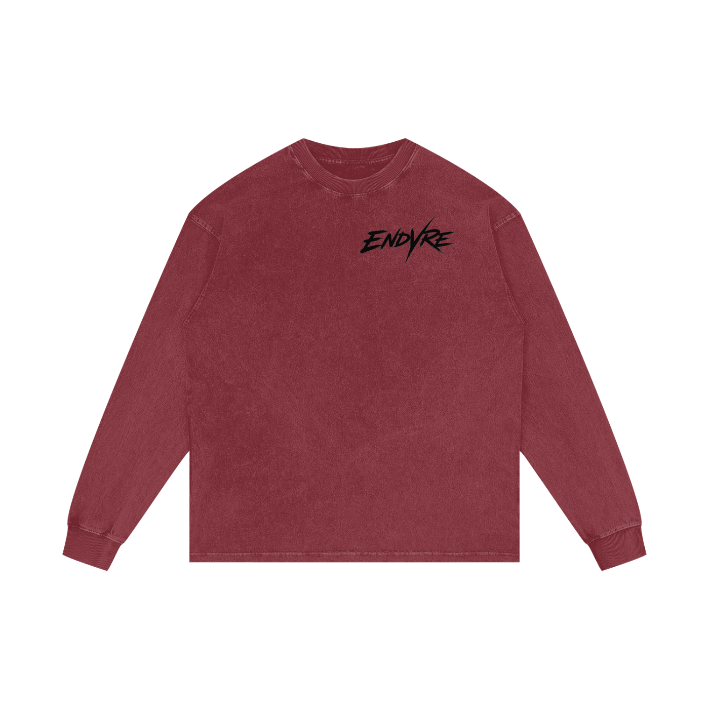 Acid Wash Oversize Long Sleeve T-Shirt