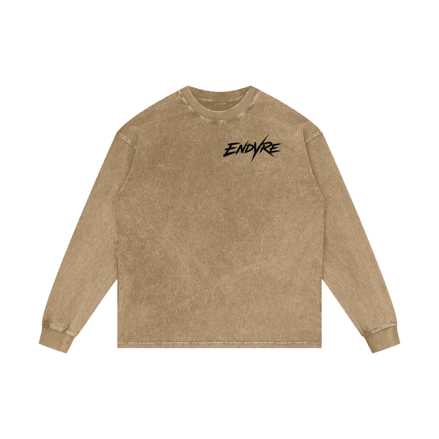 Acid Wash Oversize Long Sleeve T-Shirt