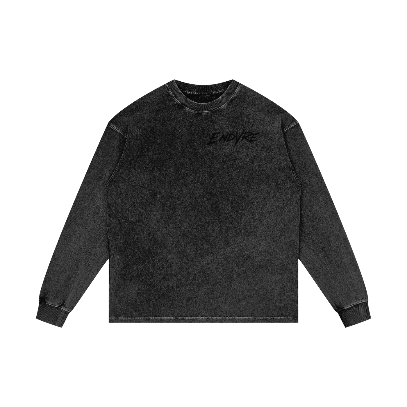 Acid Wash Oversize Long Sleeve T-Shirt