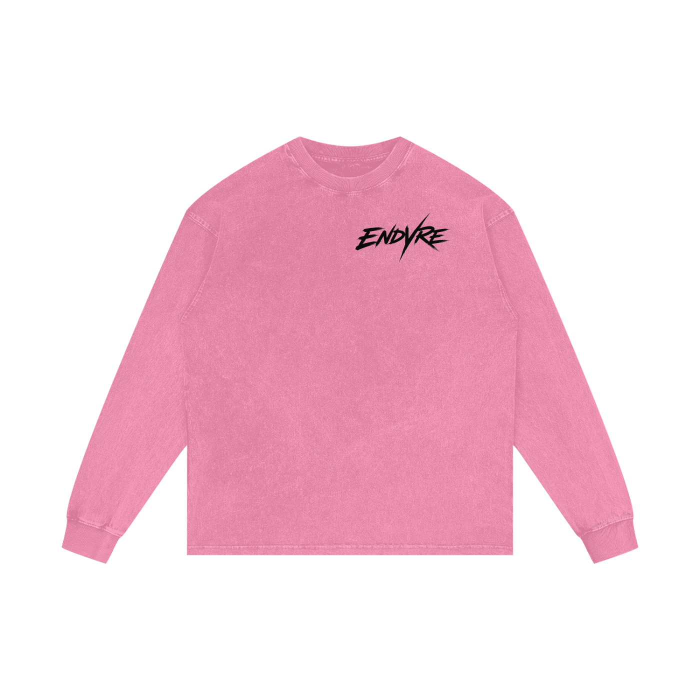 Acid Wash Oversize Long Sleeve T-Shirt