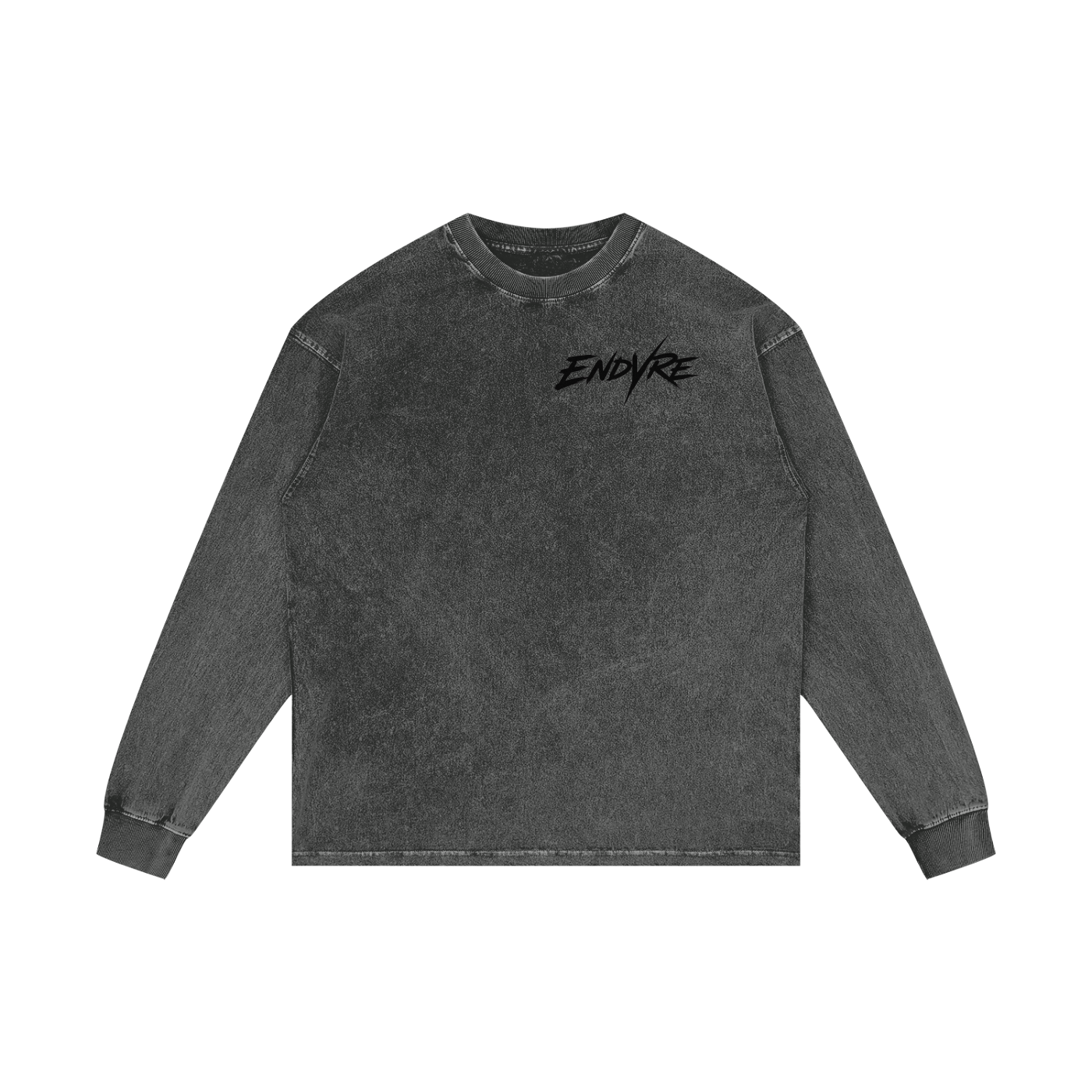 Acid Wash Oversize Long Sleeve T-Shirt